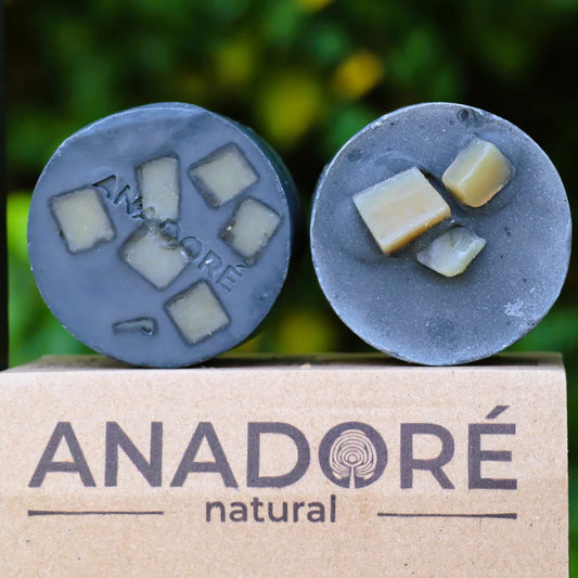 Anadore Natural Сапун с активен въглен и черен африкански сапун
