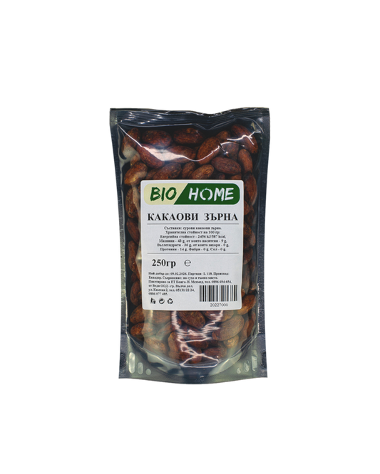 BIO HOME Какаови зърна сурови 100 гр