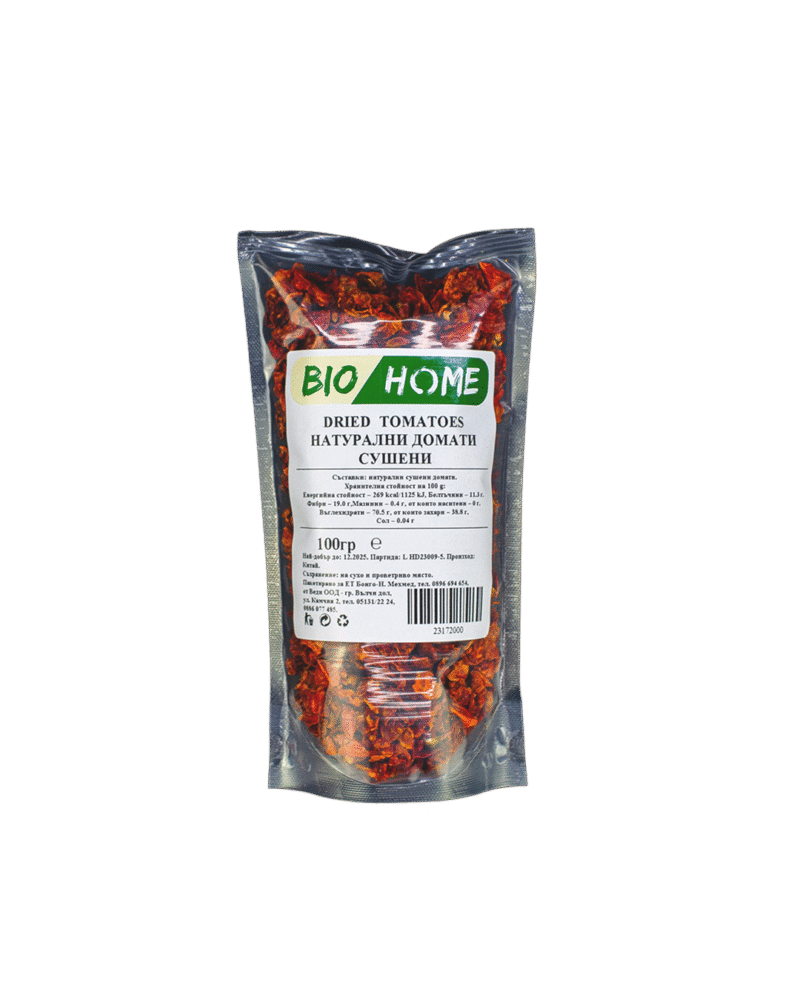 BIO HOME Домати натурални сушени 100 гр