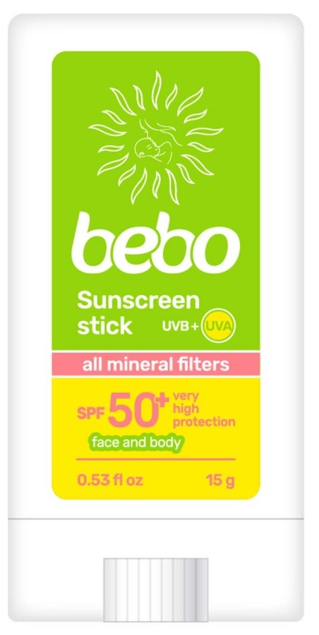 Бебо слънцезащитен мин. стик SPF50+ 15 гр