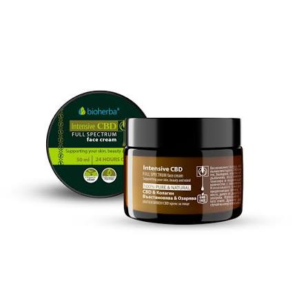 Bioherba Крем интензивен за лице CBD 50 мл
