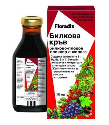 Floradix Билкова кръв 250 мл