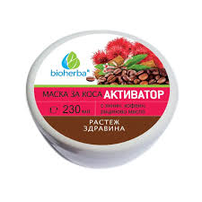 Bioherba Маска коса активатор/хинин кофеин рицин масло