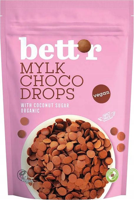 Bett'r Капки шоколад млечен 200 гр