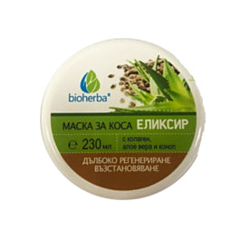 Bioherba Маска коса еликсир/колаген алое вера коноп