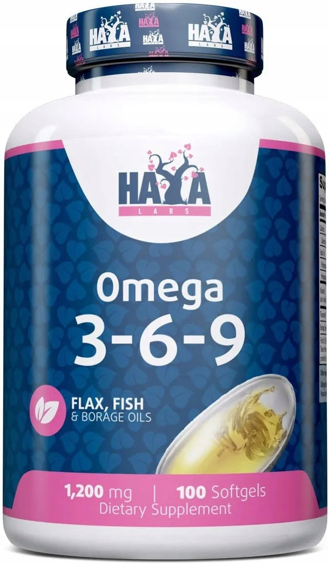 HAYA LABS Омега 3-6-9 1200 мг 100 к