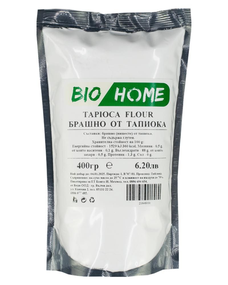 BIO HOME Брашно тапиока (нишесте) 400 гр