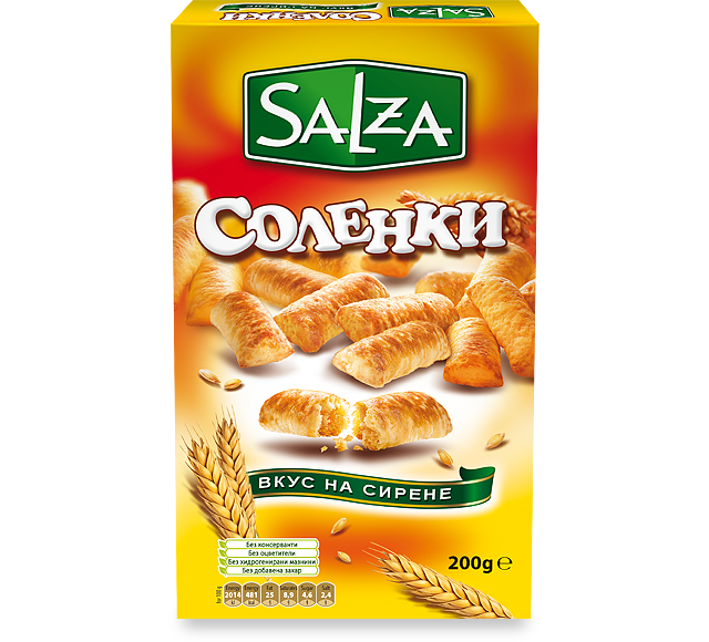 Салза соленки вкус на сирене 200 гр