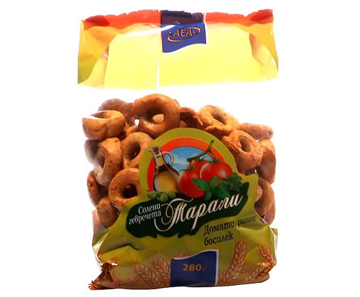 Тарали домат, риган, босилек 280 гр