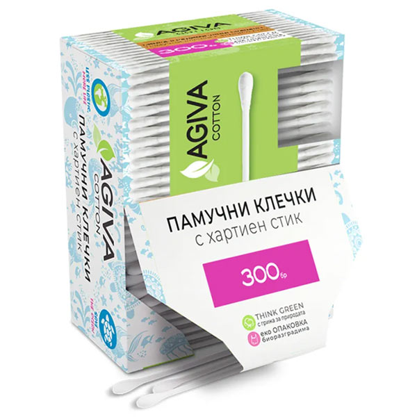 Agiva Клечки за уши 300 бр