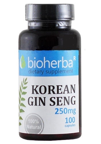 Bioherba Корейски жен шен 250 мг/100 к