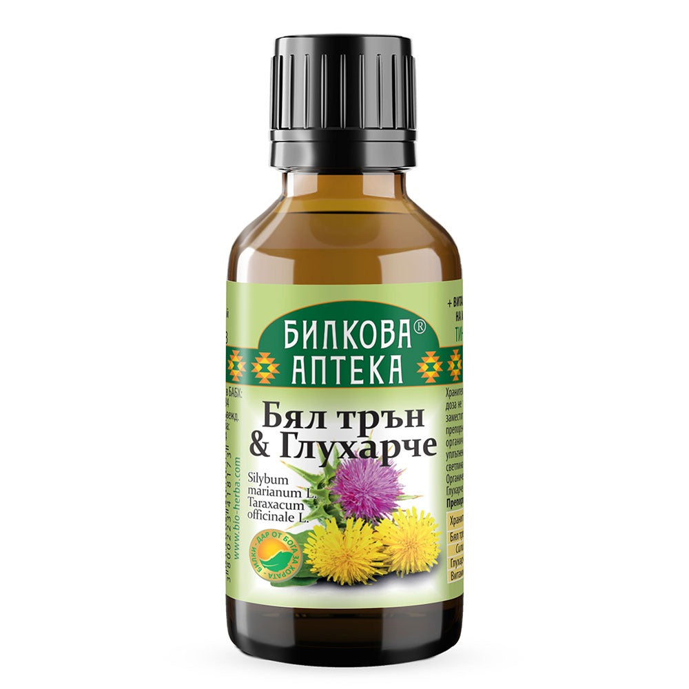 Bioherba Тинк бял трън глухарче 50 мл