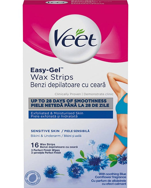 VEET Ленти за лице 20 бр сензитив