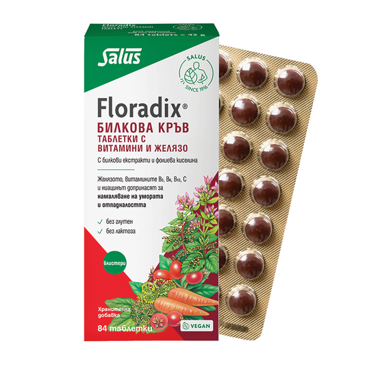 Floradix Билкова крив таблетки 84