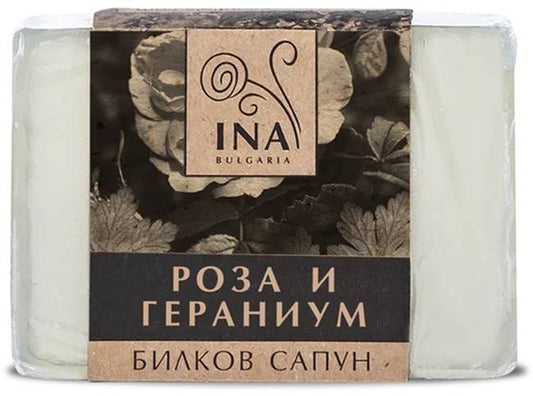Ина сапун роза гераниум пом луга 105 гр