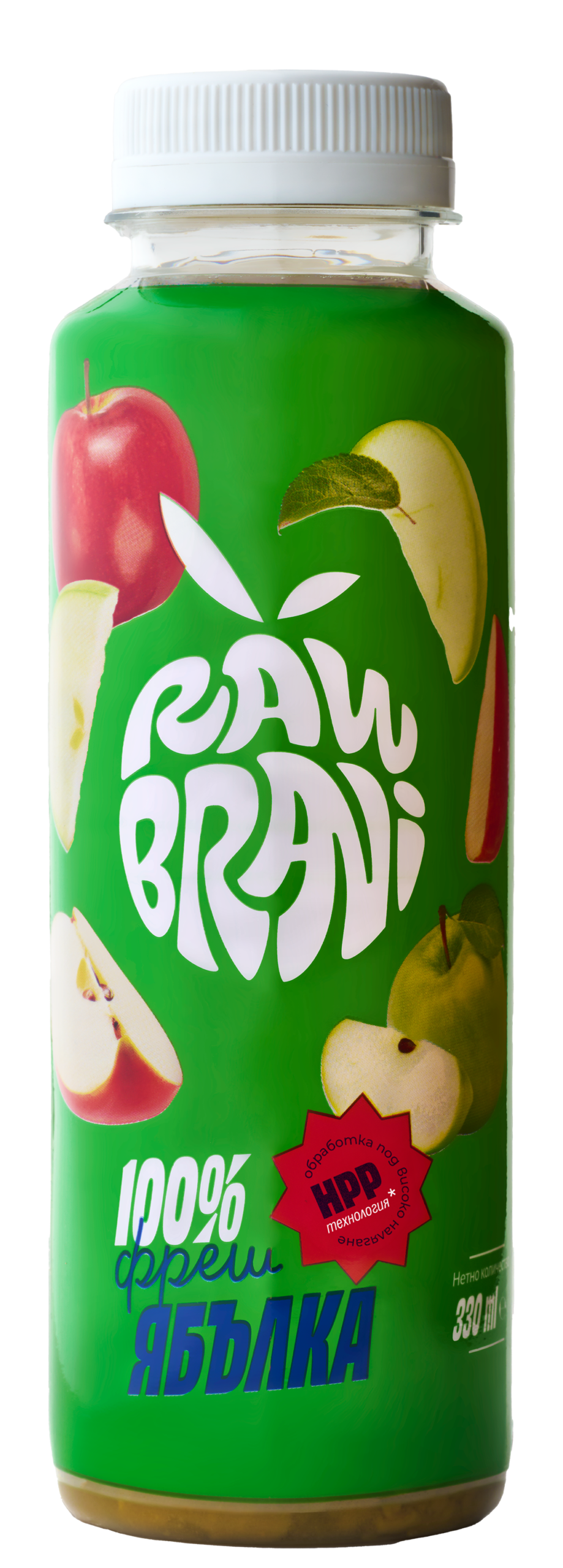 RawBrani фреш ябълка 330 мл.