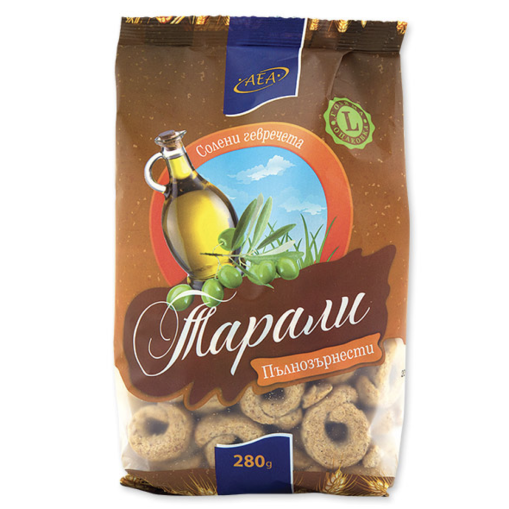 Тарали пълнозърнести 280 гр.